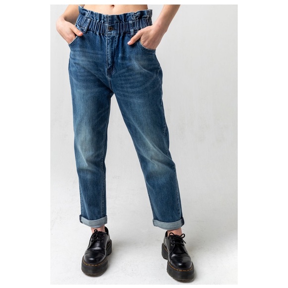 VERVET BY FLYING MONKEY Denim - VERVET Flying Monkey Paperbag Mom Jeans